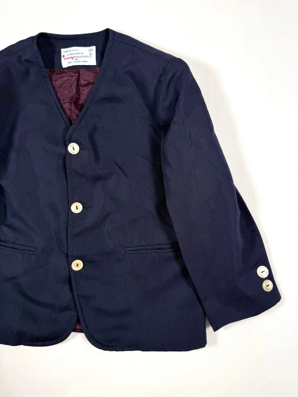 VINTAGE WMP ORIGINALS INC. Boys T4 Formal Blazer Jacket Made In USA 1980s-1990s
